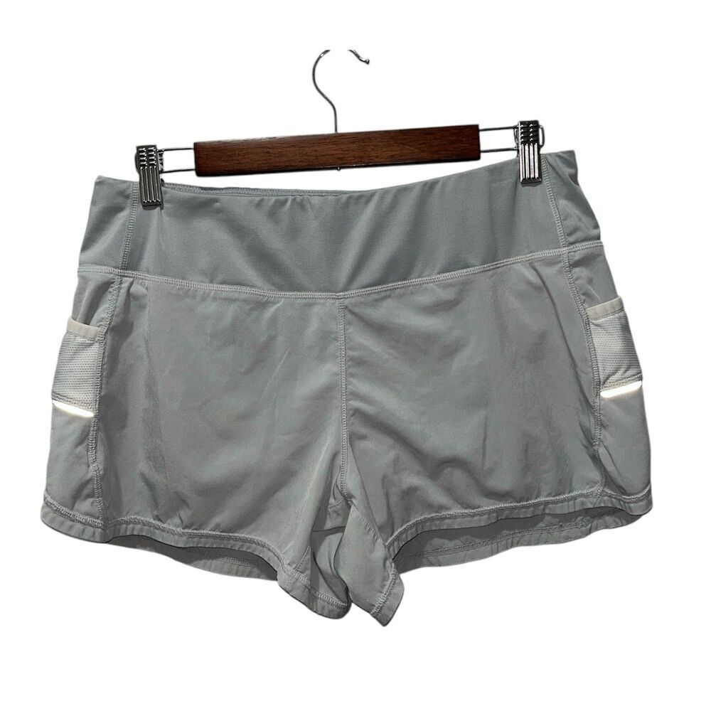 Athleta Women's Athletic Running Shorts Size Medium Gray Activewear